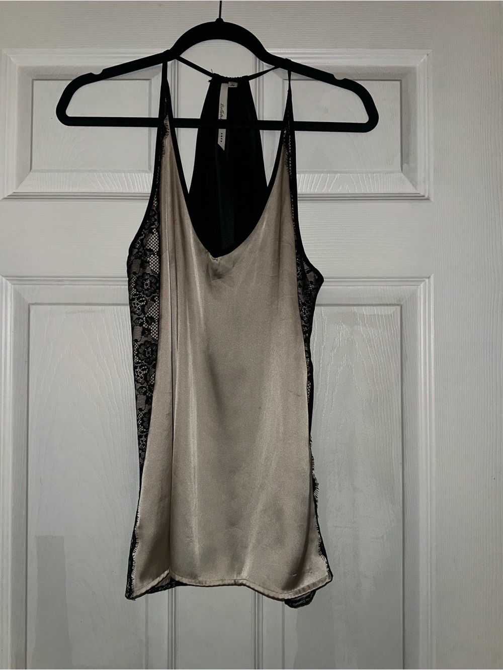 Satin Lace Trim Cami